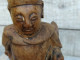 Delcampe - Statuette Chinois Bois Sculpté Chine XVIIIeme Chinese Wood Carving 18th - Arte Asiatica