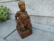 Delcampe - Statuette Chinois Bois Sculpté Chine XVIIIeme Chinese Wood Carving 18th - Art Asiatique