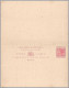 GREAT BRITAIN - ST. LUCIA - 1895 1d+1d QV Postal Stationery Card With Paid Reply - Used To Ulm, Germany - Storia Postale