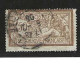 Timbre   N°120/C Timbre Sans Teinte De Fond Valeur 115 € - Série Merson - Used Stamps