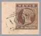 GREAT BRITAIN - NEVIS - 1890 1½d+1½d QV Postal Stationery Card With Paid Reply - Used To Dusseldorf, GERMANY - Brieven En Documenten