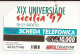 CT1 - Italy Phonecard - Telecom Italia  - 10000 Lire - XIX Universiade Sicilia '97 - Other & Unclassified