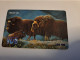 THAILAND  PREPAID CARD/ PINHOLE 108/  100 UNITS/ MUSK-OX    / FINE USED    **16056** - Thaïland