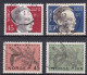 NO074– NORVEGE - NORWAY – 1962 – COMMEMORATIVE ISSUES – Y&T # 423/7-433/4 USED 6,25 € - Oblitérés