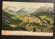 AK Litho Semmering Raxalpe Und Polleroswand Gestempelt/o SEMMERING 1905 Und Ankunftsstempel STEYR - Semmering