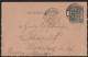 ENtier CP Double 20c Et Carte-lettre 25c Obl. MONTE-CARLO  1889 Et 1896 (x627) - Entiers Postaux