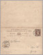 GREAT BRITAIN - LEEWARD ISLANDS - 1894 ANTIGUA 1½d+1½d QV Postal Stationery Card With Paid Reply - Used To Ulm, Germany - Cartas & Documentos