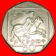 * SLOVAKIA (1991-2004): CYPRUS  50 CENTS 2002 MINT LUSTRE HEPTAGON~ABDUCTION OF EUROPA!· LOW START ·  NO RESERVE! - Chypre