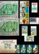 FUTBOL SOCCER WORLD CUP - BIG LOT 82 STAMPS, 16 SOUVENIRS, 3 ENVELOPES FROM 23 DIFFERENT COUNTRIES - Altri & Non Classificati