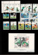 FUTBOL SOCCER WORLD CUP - BIG LOT 82 STAMPS, 16 SOUVENIRS, 3 ENVELOPES FROM 23 DIFFERENT COUNTRIES - Other & Unclassified