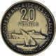 Monnaie, Côte Française Des Somalis, 20 Francs, 1952, Paris, TTB+ - Somalia