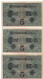 Allemagne / 3 Billets De Fond D'Emprunt /Darlehnskassenschein /Funfzig Mark/5 Mark/ Berlin / August  1917       BILL255 - 5 Mark