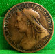 MONNAIE GRANDE BRETAGNE . REINE VICTORIA . 1 PENNY  1900 - D. 1 Penny