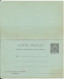 COTE D'IVOIRE 1892 ENTIER CARTE POSTALE AVEC REPONSE 10c  NEUF - Covers & Documents