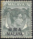 MALAYA BMA 1945 KGVI 6c Grey Die II SG6a Used - Malaya (British Military Administration)