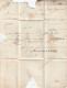 1829 - Cachet D' Essai LILLE Sur Lettre Pliée Vers CAEN  ( Dateur En Arrivée) - Taxe 6 - 1801-1848: Precursors XIX