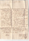 1821 - Marque Postale CAEN, Calvados Sur Lettre Pliée Vers TOURS, Indre Et Loire - Taxe 5 - 1801-1848: Precursors XIX