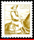 Ref. BR-1446 BRAZIL 1976 - NATIONAL PROFESSIONS,GAUCHO, HORSE, MNH, JOBS 1V Sc# 1446 - Dienstzegels