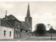 OUEVY LE GRAND  PLACE ET EGLISE   !!!!! KREUKJE R.BOVENHOEK      PHOTOCARD   2 SCANS - Quévy