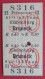 Fahrschein III Klasse Für Die Kurzstrecke Ehrenburg - Bruneck  1910 Der K.K. Priv. Südbahn - Europe