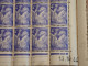 Delcampe - IRIS 1944. SERIE 649/656. 8 FEUILLES - Feuilles Complètes