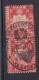Switzerland Local Post, Vaud,  Revenue Stamps 15 Cents Red, Pair Good Used / Has A Stain. - 1843-1852 Kantonalmarken Und Bundesmarken
