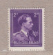 1944 Nr 693** Zonder Scharnier:Roest-zie Scans,zegel Uit Reeks Leopold III.OBP 2,75 Euro. - 1936-1957 Open Collar