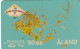 ALAND ISL.(GPT) - Map, Aland Island Games "91, CN : 4FINB(4mm), Tirage 3900, 06/91, Mint - Aland