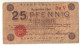 Billet De Banque Ancien/25 Pfennig/ Stadt Cöln 1917/1 Juni 1918      BILL262 - Autres & Non Classés