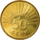 Monnaie, Macédoine, 50 Deni, 1993, TTB, Laiton, KM:1 - Macédoine Du Nord