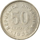 Monnaie, Argentine, 50 Centavos, 1953, TTB, Nickel Clad Steel, KM:49 - Argentina