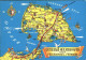 72475743 Heiligenhafen Ostseebad Panoramakarte Mit Insel Fehmarn Heiligenhafen - Heiligenhafen