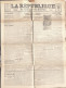 Quotidien - Le Journal La République De L'Isère Et Du Sud-Est, N° 285 Octobre 1923 (Politique, Infos Diverses..) - Algemene Informatie