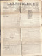 Quotidien - Le Journal La République De L'Isère Et Du Sud-Est, N° 285 Octobre 1923 (Politique, Infos Diverses..) - Informaciones Generales
