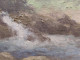 Delcampe - Tableau Paysage De Montagne Signé Wilmot Ou Wilmat - Oils