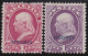 USA    .    Yvert    .    2 Stamps Specimen  (2 Scans)   .    (*)    .   Mint Without Gum - Ongebruikt