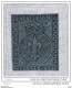 PARMA:  1852  GIGLIO  -  40 C. AZZURRO  IMPERCETTIBILE  T.L. -  MARGINI  STRETTI  -  SASS. 5 - Parme