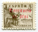 [FBL ● A-03] IFNI - 1948 - Spanish Stamps Overprinted "Territorio De Ifni" In Gothic Script - 5 Cts - Edifil ES-IF 38 - Ifni