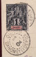 1904DAHOMEY+BÉNIN Affranchissement Mixte Type Groupe Cad OUIDAH Sur Cpa „Fille Foulah“ Via Lome/Togo (Ak - Briefe U. Dokumente