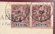 1904DAHOMEY+BÉNIN Affranchissement Mixte Type Groupe Cad OUIDAH Sur Cpa „Fille Foulah“ Via Lome/Togo (Ak - Storia Postale