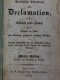 Praktische Anleitung Zur Declamation Für Schule Und Haus, - Poésie & Essais