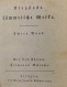 Klopstocks Sämmtliche Werke. Achter Band. Der Tod Adams. Hermanns Schlacht. - Gedichten En Essays