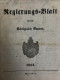 Regierungs-Blatt Für Das Königreich Bayern 1861. - 4. 1789-1914