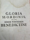 Summi Pontifices, Quotquot A S. Benedicto I. Usque Ad Benedictum XIII. Pontifices Maximi Ex Celeberrimis Monas - Autres & Non Classés