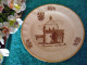 Assiette Souvenir Faïence CHANCEAUX SUR CHOISILLE  37390 Indre Et Loire - Recordatorios