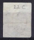 SUISSE Ca. 1855: Le ZNr. 22C Obl. CAD, Forte Cote - Gebraucht