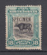 North Borneo 1909 Wild Ox 18c SPECIMEN, S.G.#175s,Scott#147,MH,OG - Noord Borneo (...-1963)