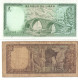 2 Billets De Banque / LIBAN/Banque Du Liban/ 1 Et 5 Livres/l'un Neuf, L'autre Usagé/ Date ?     BILL248 - Liban