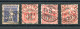 RC 26682 SUISSE LOT DE TIMBRES PERFORÉS OBLITÉRÉS - Perforadas