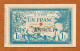 1915 // ALGERIE // ORAN // Chambre De Commerce // Un Franc // Billet Mention ANNULE // UNC-NEUF - Algeria